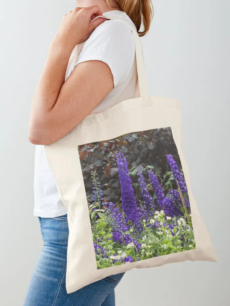 Larkspur Tote Bag Women bags Beach bag tote bag university custom fabric