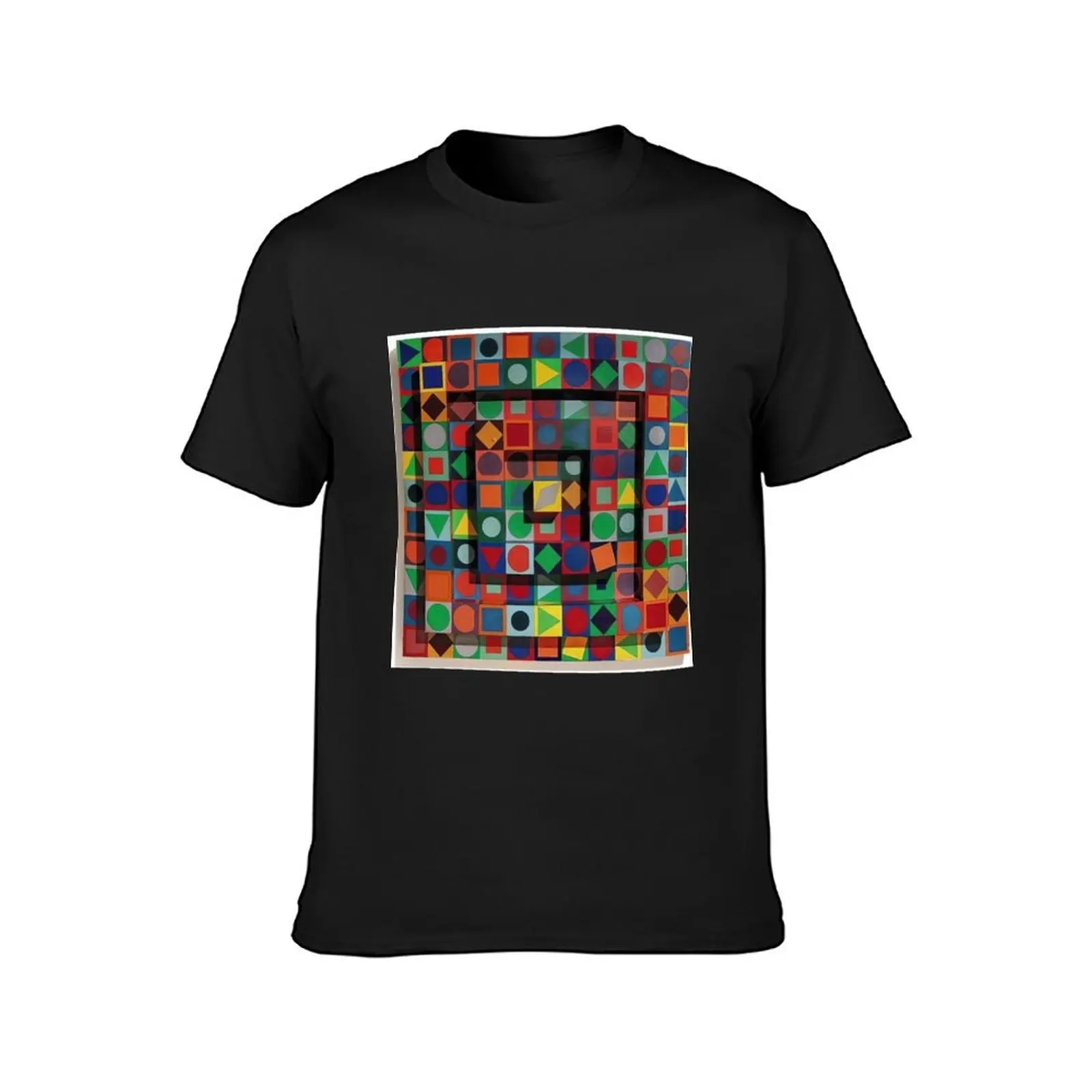 Victor Vasarely Folklore T-Shirt vintage clothes blanks funnys vintage mens graphic t-shirts