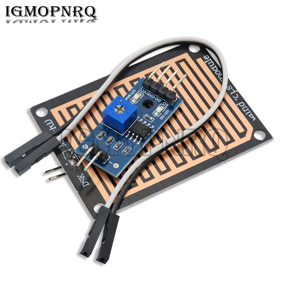 Snow Raindrops Detection Sensor Module Rain Weather Module Humidity For Arduino Relay Control Module Rain Water Sensor Module