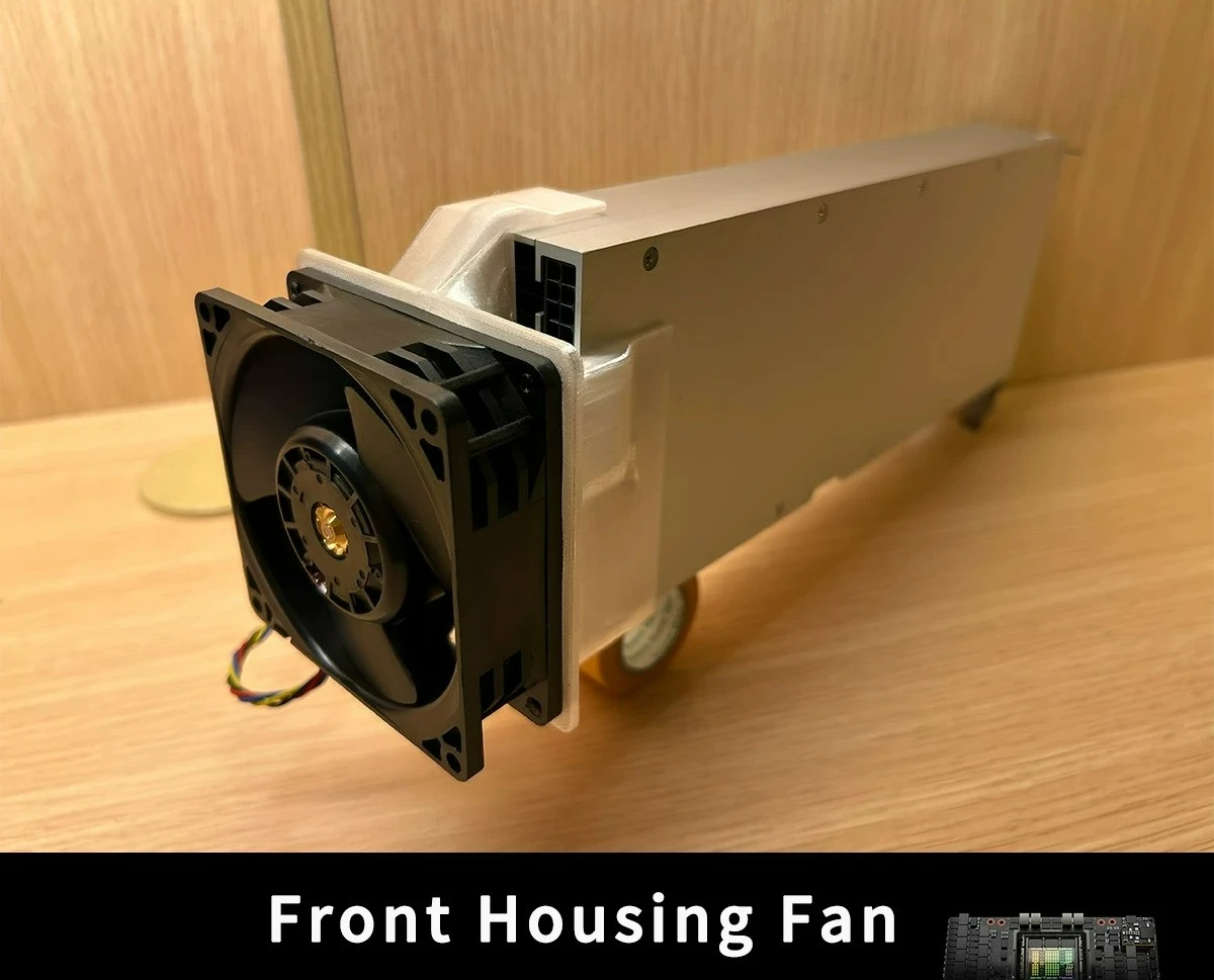 8CM High‑Speed Short Cooling Fan For NVIDIA for Tesla A100 170HX Computing GPU Replacement Cooling Part