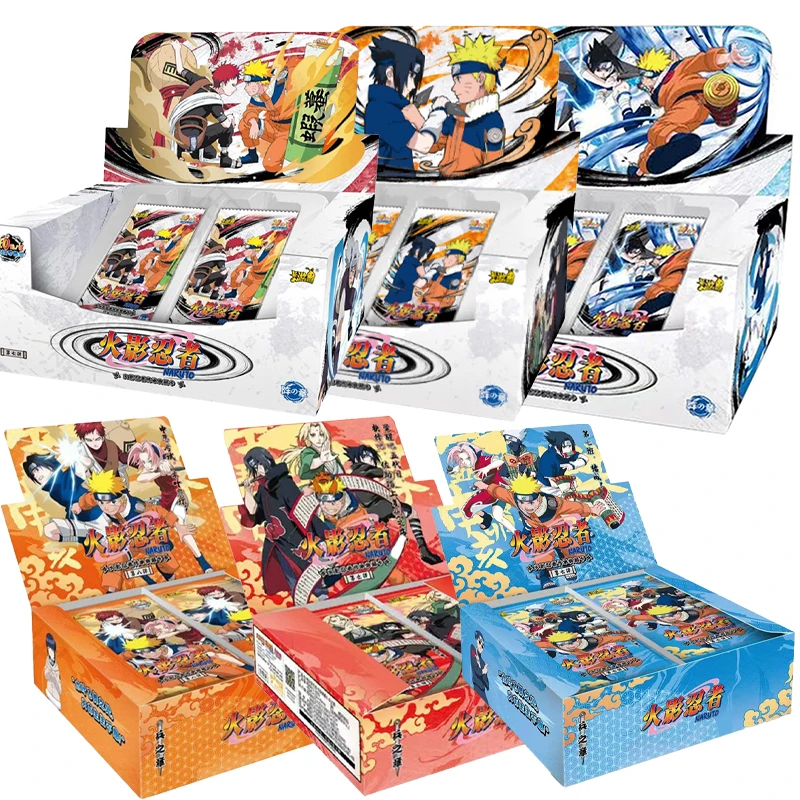 KAYOU Naruto TCG Collection Cards Booster Box Genuine Anime Flash