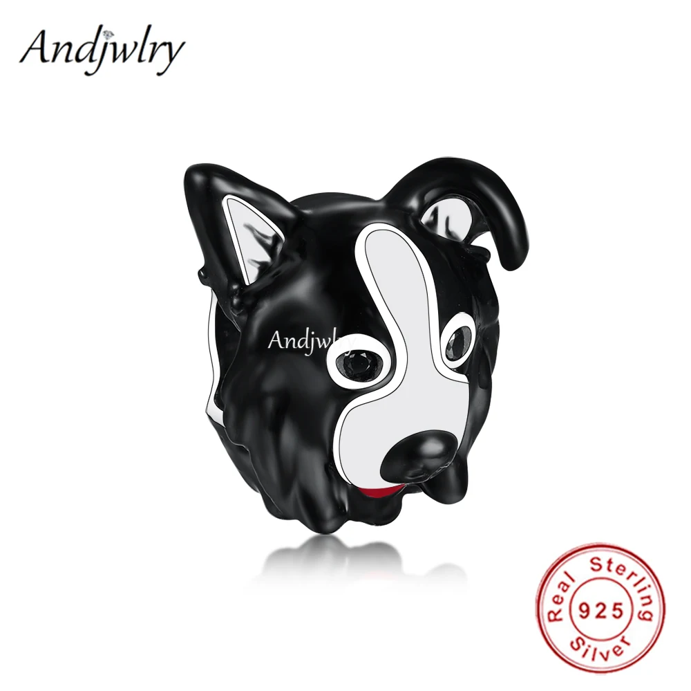 Fit bracciale Animals Series Charms argento 925 originale cani e gatti ciondola Charm Bead Pendant Bangle collana gioielli Berloque