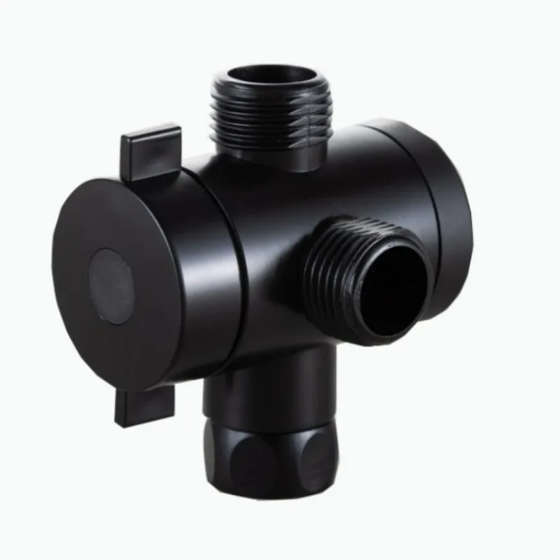 

New 3 Mode Switch Adapter Brass G1/2 Inch Connector Bathroom Accessories 3 Way Adjustable Shower Head Diverter Valve