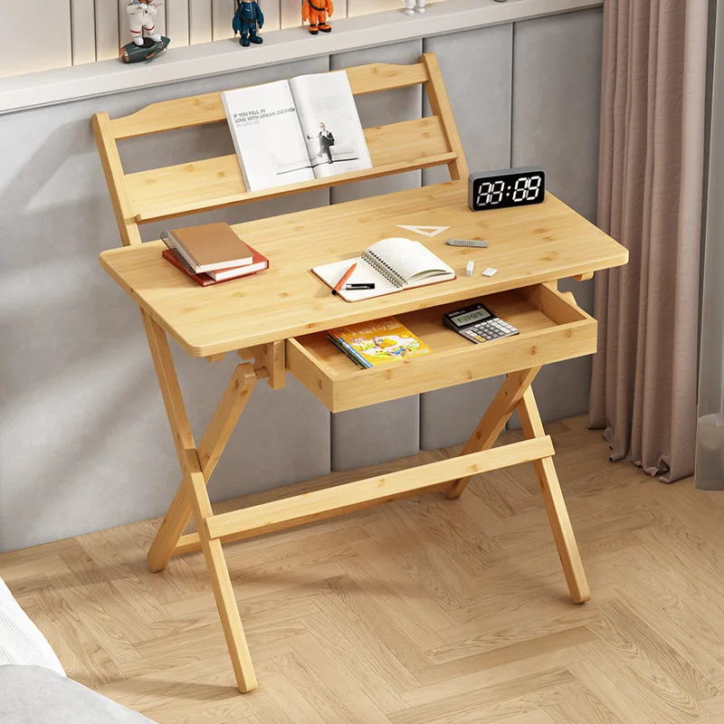 

Folding table Small apartment Multifunctional home children's study desk Book table Living room dining table Simple mobile compu