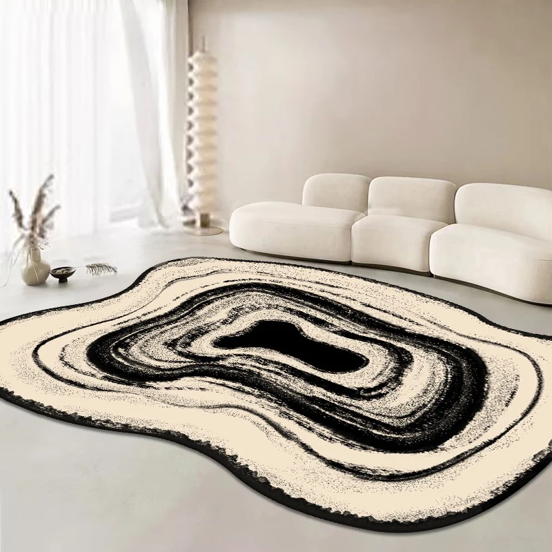 

Living Room Carpet Non-slip Soundproof Floor Mat Lounge Bedroom Large Area Rug Home Decoration Minimalist Irregular Alfombra