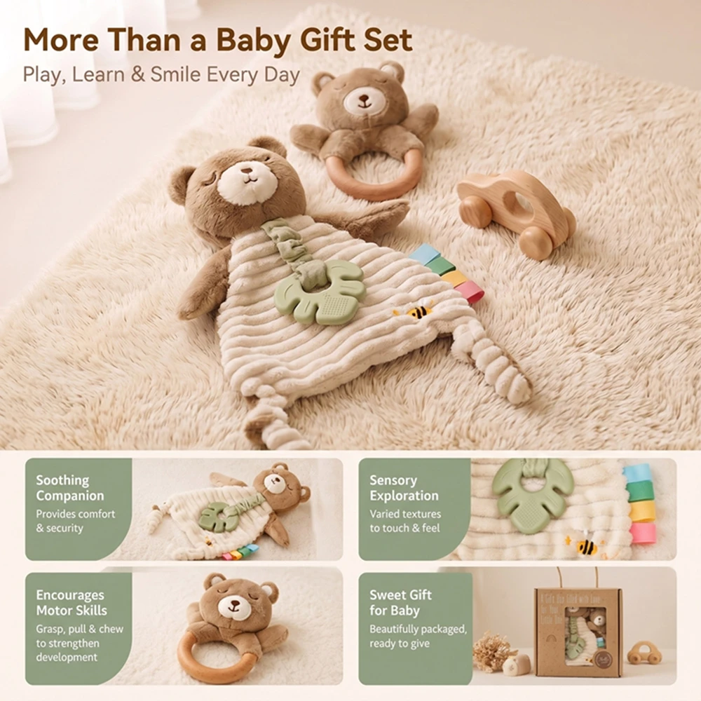 Çizgi Film Ayıcık Bebek Rahatl - Baby Rattle Toy Set incelemesi ve fiyatı