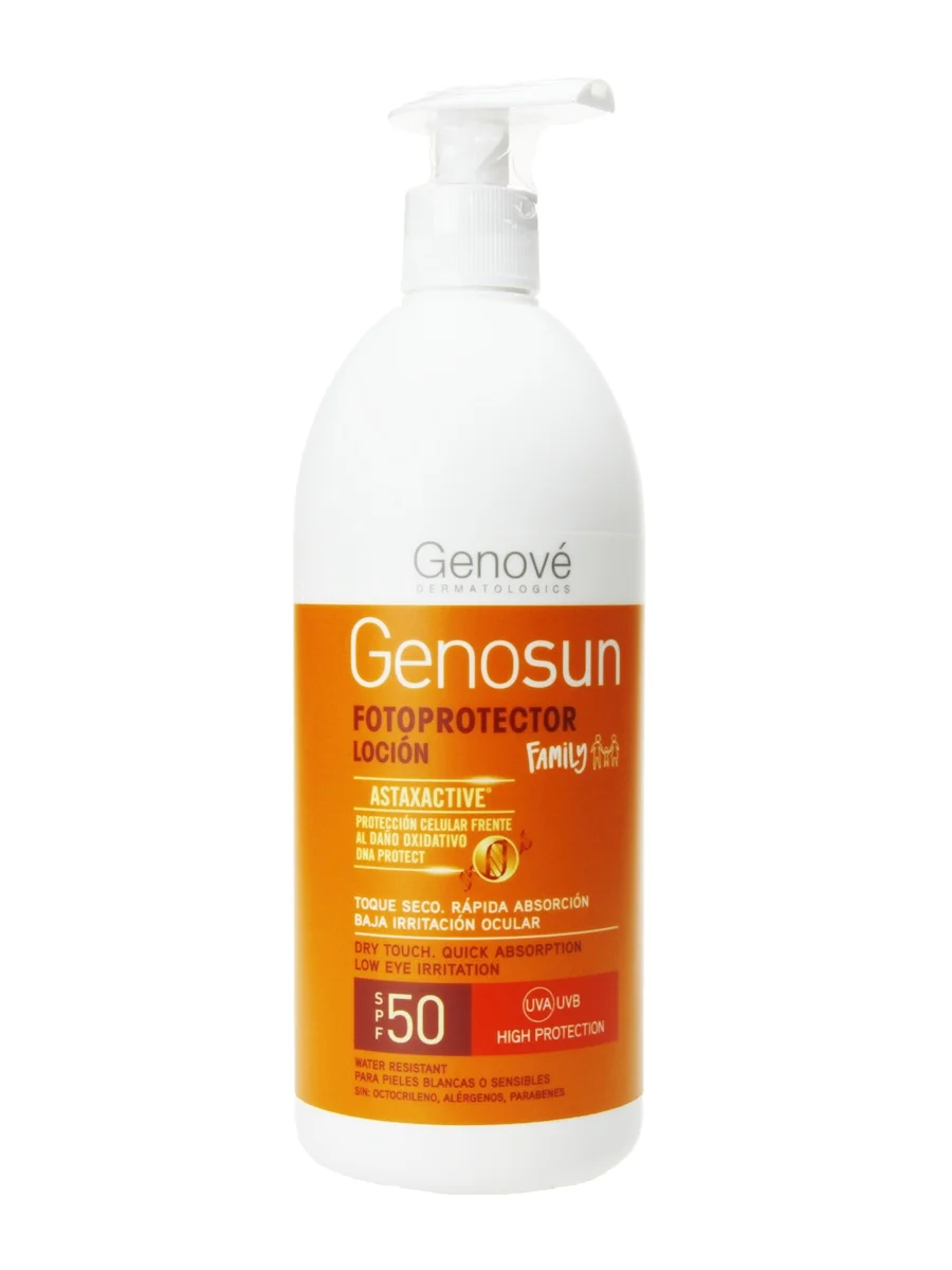 Genosun photoprotective family spf lotion 50 400 ml-fast absorption, ideal for the whole family