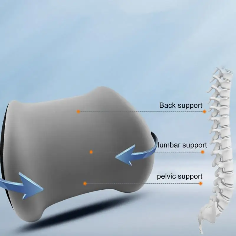 Podparcie lędźwiowe do samochodu Poduszka lędźwiowa i podtrzymująca szyję Zestaw poduszek na szyję Ergonomiczna piankowa poduszka na plecy do komfortu samochodowego i