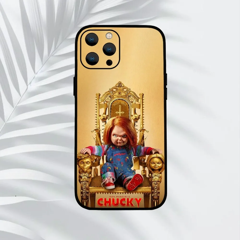 FrighteningC-Childs Play C-Chucky  Phone Case For iPhone Mini 11 12 13 14 15 Pro XS Max X Plus SE XR Shell