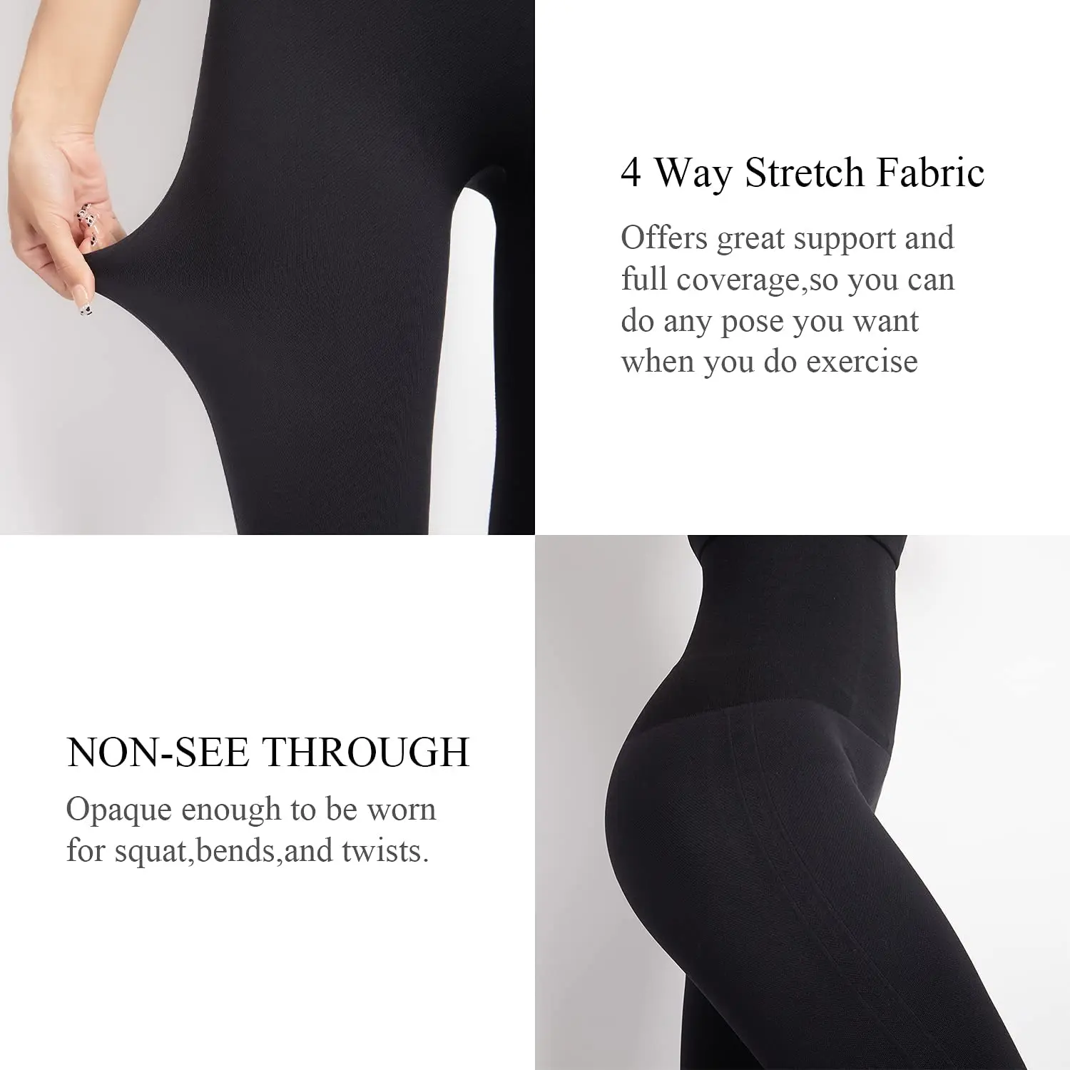 High Waist Leggings Women Shapewear Leg Slimming Body ShaperTummy Control