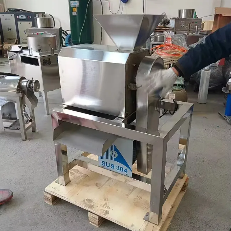 110v  Mango Juice Extraction Machine/ Industrial Fruit Cherry Mango Pulping Machine Vegetable Pulper/ Mango Juicer
