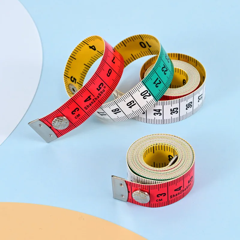 1/5pcs Soft Measuring Tape for Sewing 60inch/150cm Body Measurement Tailor's Ruler with Metal End Accurate Tape