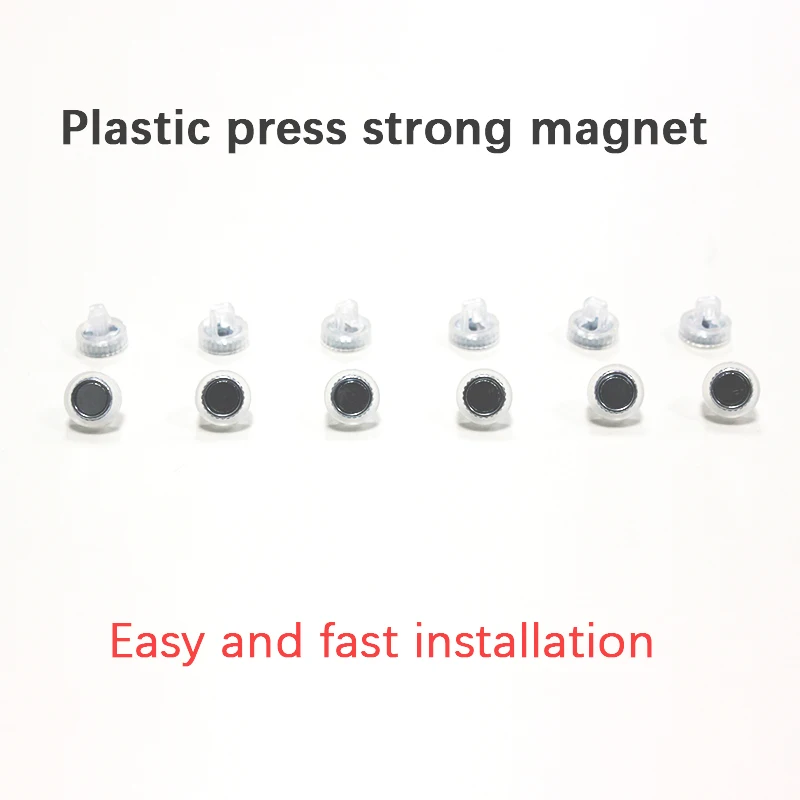 

H: 8-10 mm magnetic screws, used for led lights, magnet kits for lamp accessories.Used for fixing the pcb board of led ceiling l