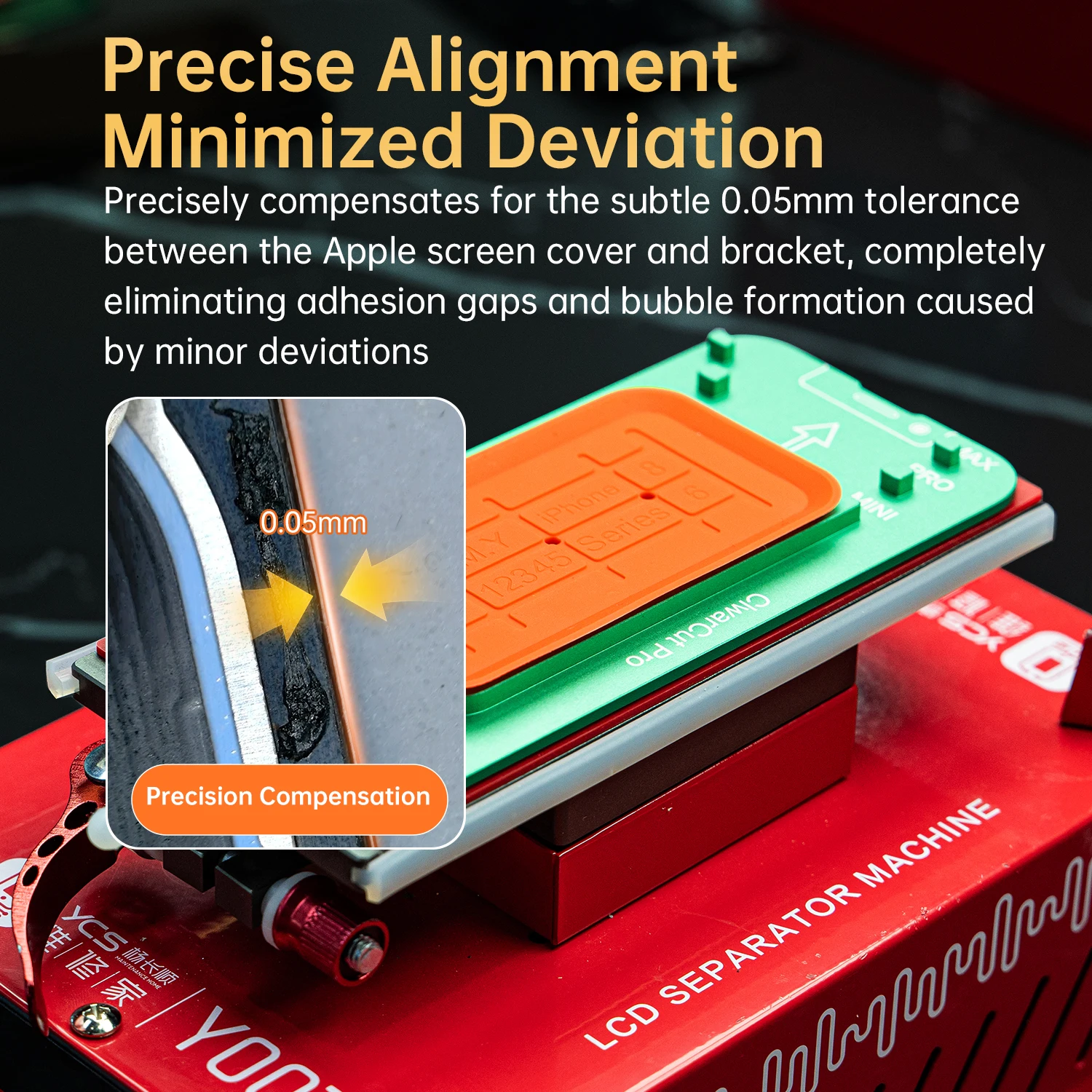 

Mr. Yang Universal Flat Curved Screen Disassembly Jig Mold Visual LCD Screen Separation Mold Fixture for iPhone Android Phone