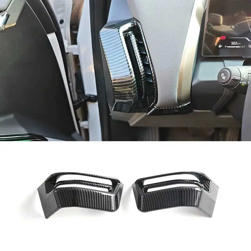 

ABS Carbon Fiber For BMW X3 G45 2024 2025 Dashboard Side Vent Cover Trim Accessories