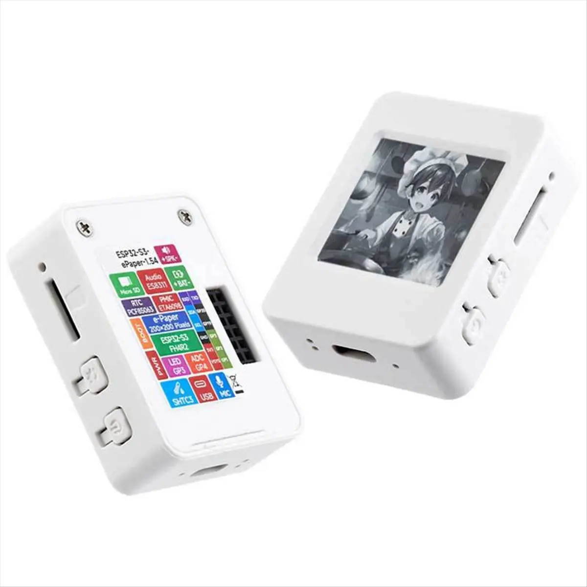 

(ABDH) ESP32-S3 1.54-дюймовый E-Ink дисплей N16R8, плата для разработки AIoT, сенсорный экран 200x200, дисплей ESP32 для Xiaozhi Deepseek