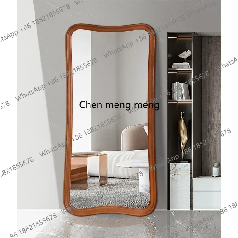 Nordic full body, floor mirror home bed and breakfast, creative wall-mounted bedroom fitting mirror