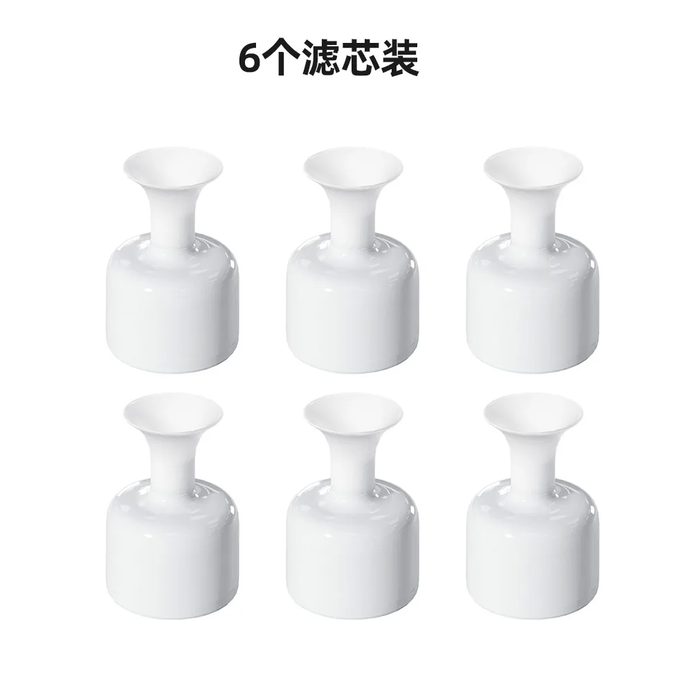 

W5 automatic ceramic pet dog water dispenser accessories 3 pieces 6 universal filter elements for cats and dogs