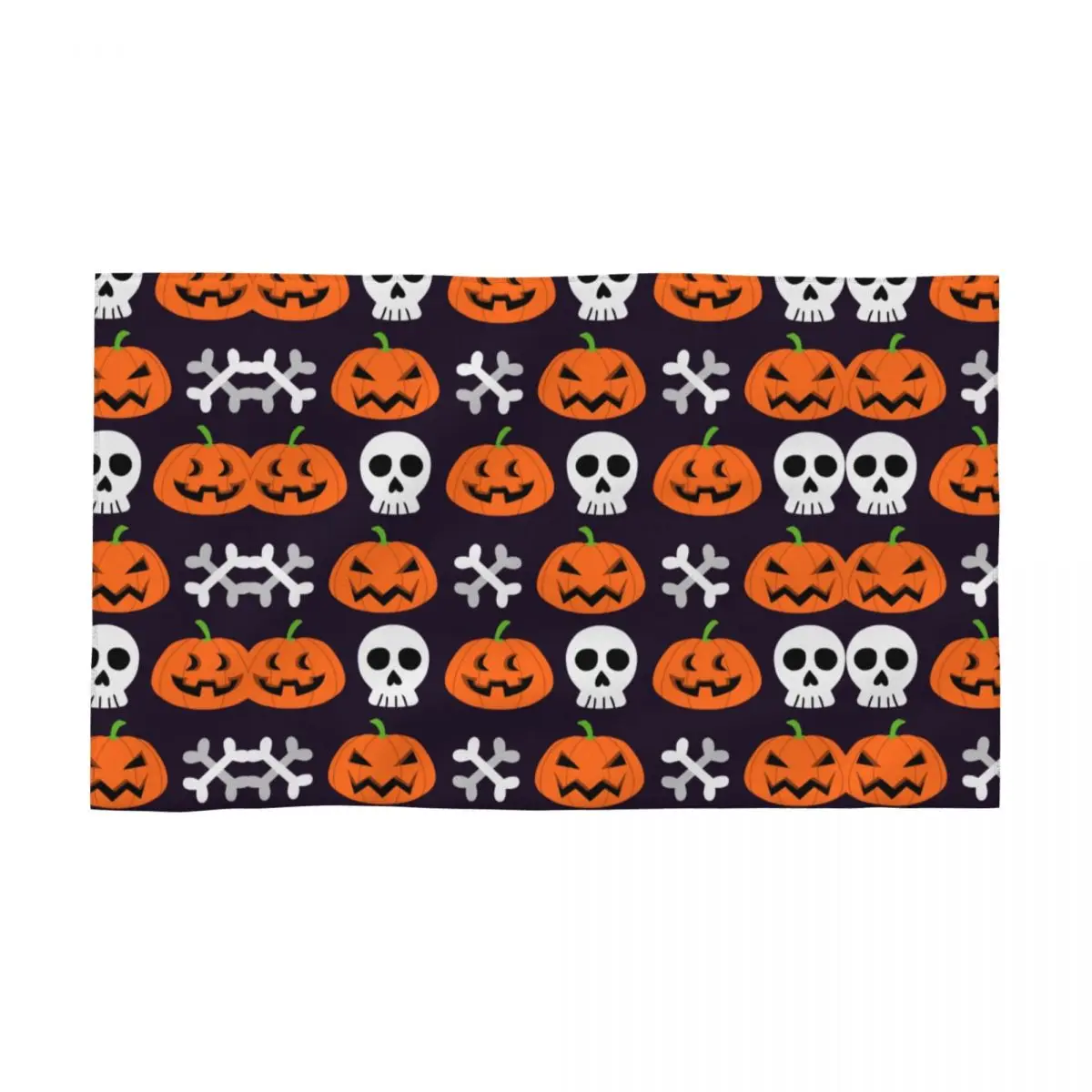 Halloween Pumpkin Witch Skull Towel Quick Drying Soft Linen Cotton Bath Towels