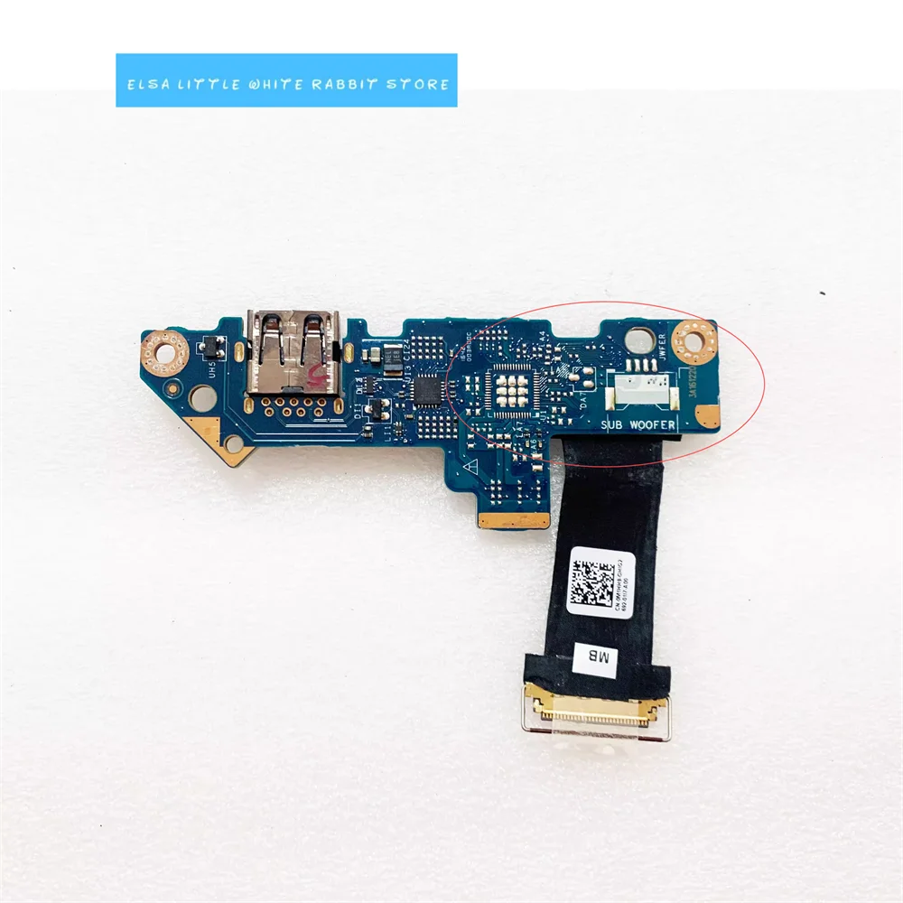 FOR DELL Alienware 17 R4 R5 USB BOARD W CABLE LS-D759P 0G3PWR