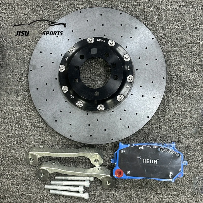 Factory Auto Carbon Brake Disc Front 420mm/440mm Rear 370mm Ceramic Brake Rotor 20 Inch for audi R8 Rs8 Benz AMG G500 W212 W463