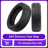 10-Inch 10x2.50-6.5 Tubeless Tire for Segway Ninebot MAX G30 E-Scooter Replacement Vacuum Tyre Parts