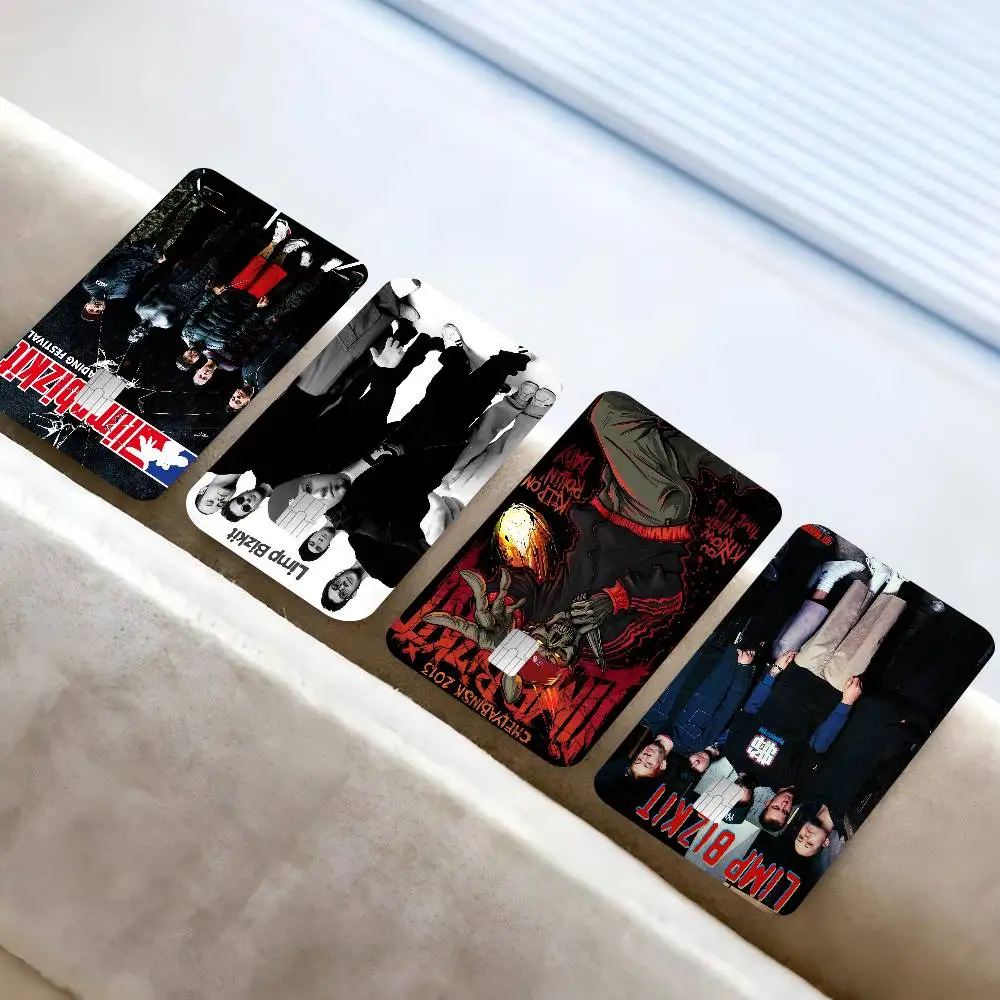 

Limp Bizkit Band Fashion Matte Gold Silver Black Matte Film Skin Sticker Tape For Bank Credit Debit Card
