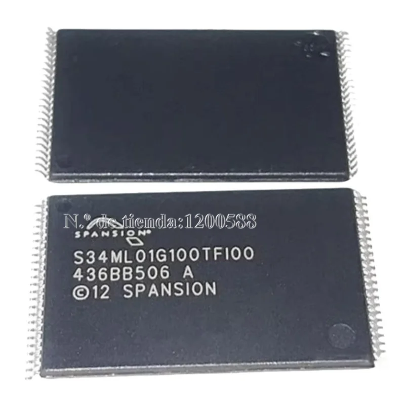 5pcs/Lot S34ML01G100TFI00 S34ML01G100TF100 S34ML01G100TFI000 TSOP48