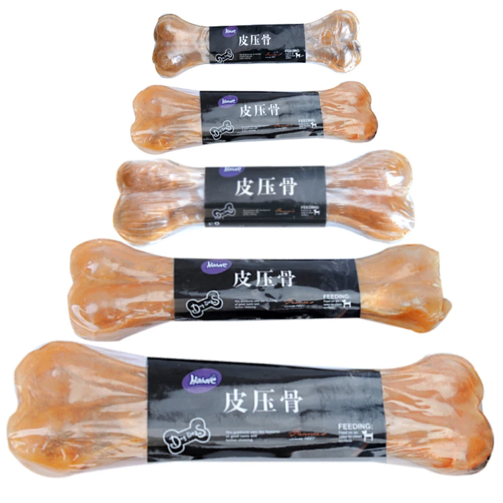 

8inch Pet Dog Chew Bone Durable Grinder Teether Bite Product Puppy Teeth Training Entertainment Fetch Pet Bone