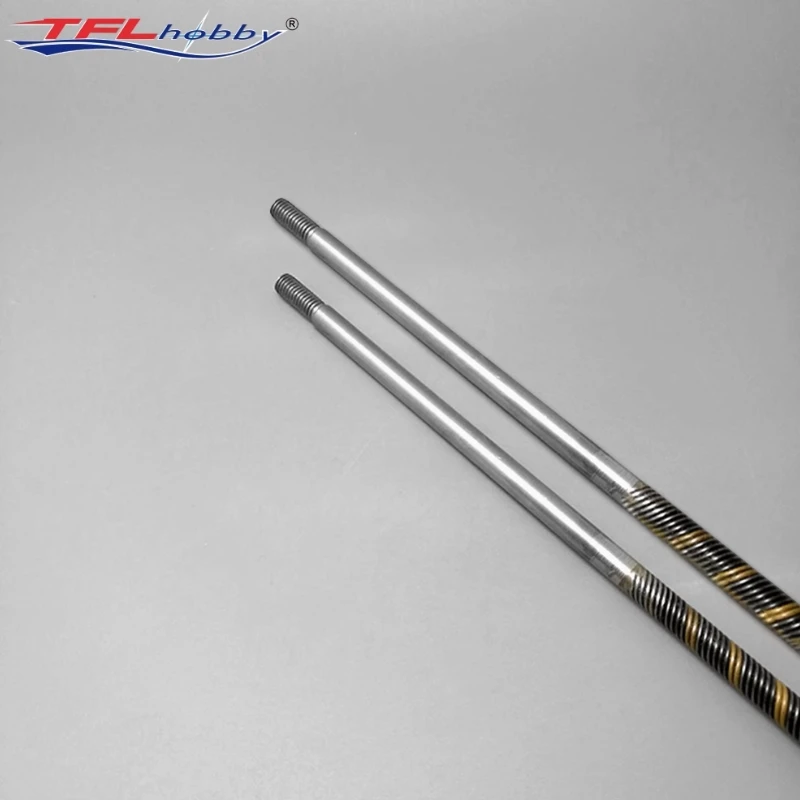 TFL 6.35 مللي متر قطر رمح مرن الصلب المتكاملة قطعة واحدة رمح عمود الإدارة 1/4 بوصة CW/CCW محرك رمح لقارب RC