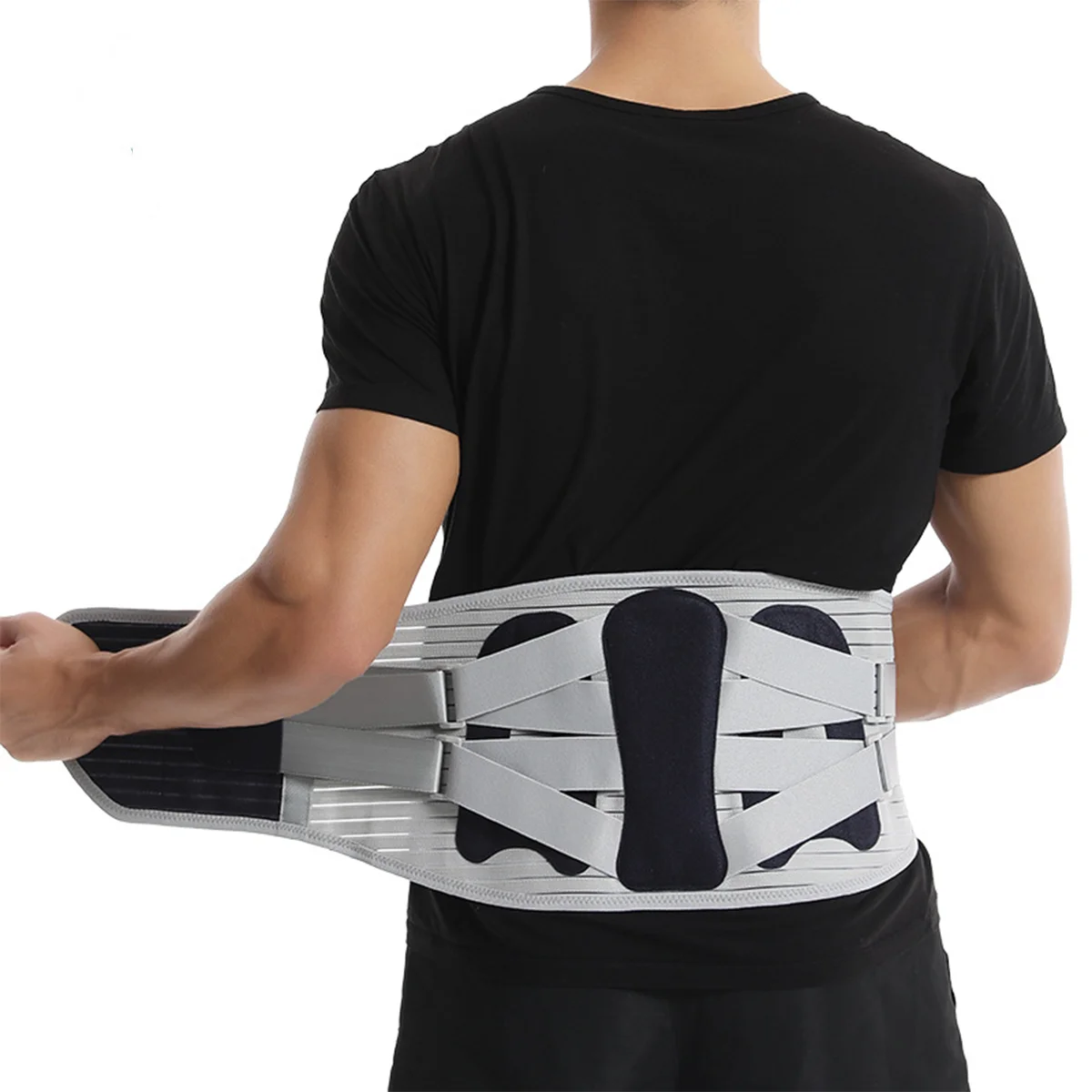 

Brace For Lower Back Pain Women & Men, Elastic Lumbar Support Belt, Herniated Disc & Lower Back Pain Relief