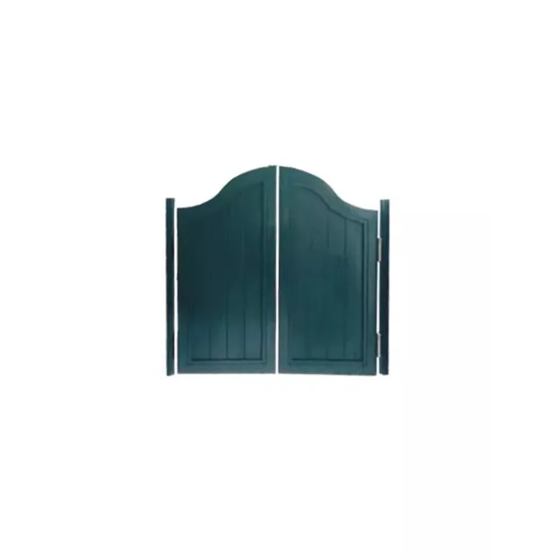 Mediterranean solid wood waist half  denim  bar half waist partition fence door bathroom  custom