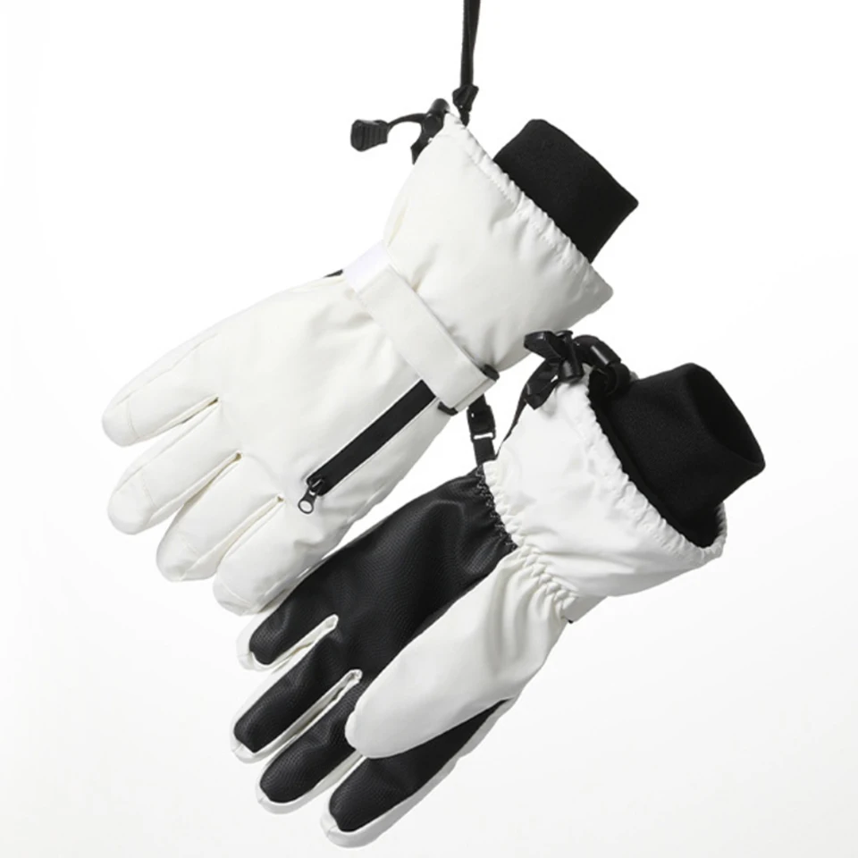 LOCLE Winter Warm Windproof Ski Gloves Men Women Touch Screen Skiing Snowboard Gloves Cycling Hiking Snowmobile Gloves