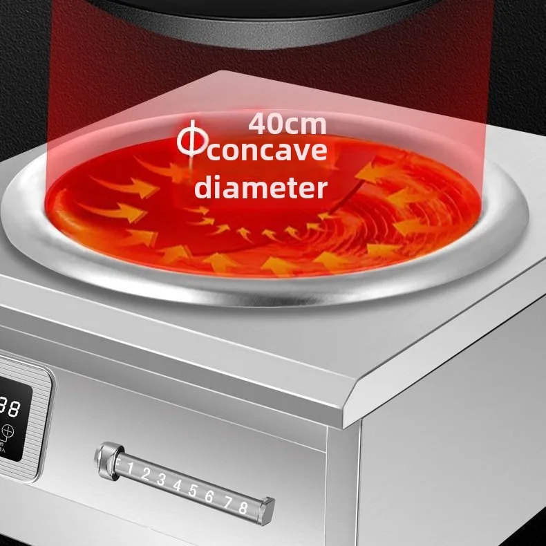 Factory Commercial High-power Induction Cooker Button Embedded Household Restaurant Canteen Commercial 4200w Induction Cooker