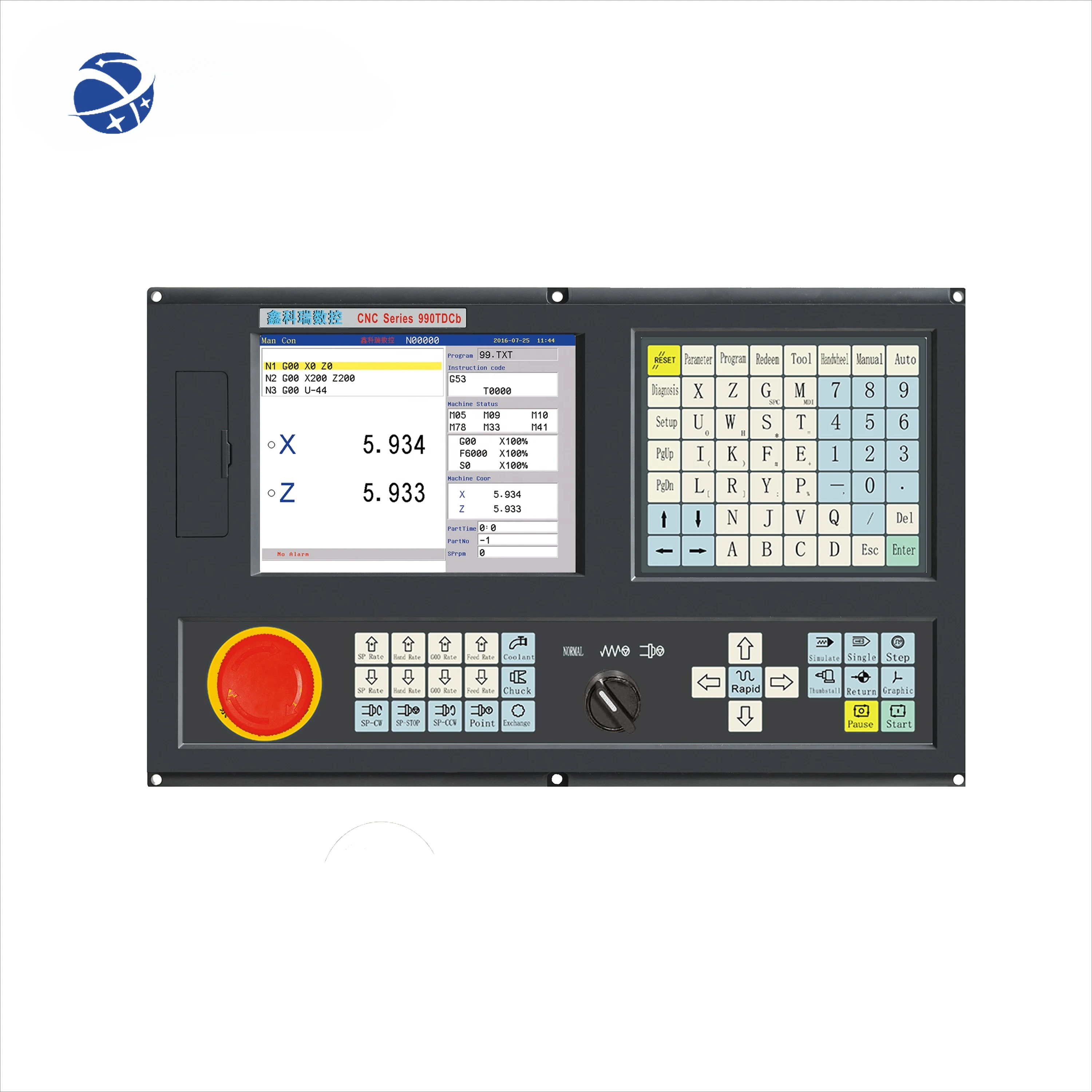 NEWKer Economic NEW990TDCb 2 axis cnc controller board Control System for Lathe&Drilling Machine Similar gsk cnc controller