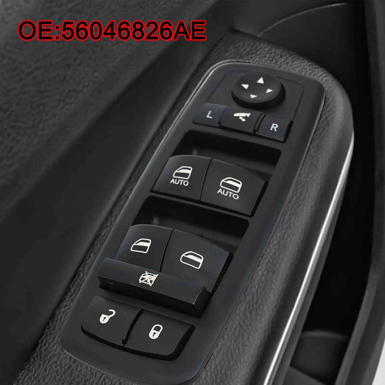 نافذة السيارة التبديل سائق الجانب نافذة التبديل استبدال تركيب ABS المواد OEM 56046826AE ملحق التحكم في المركبات #6