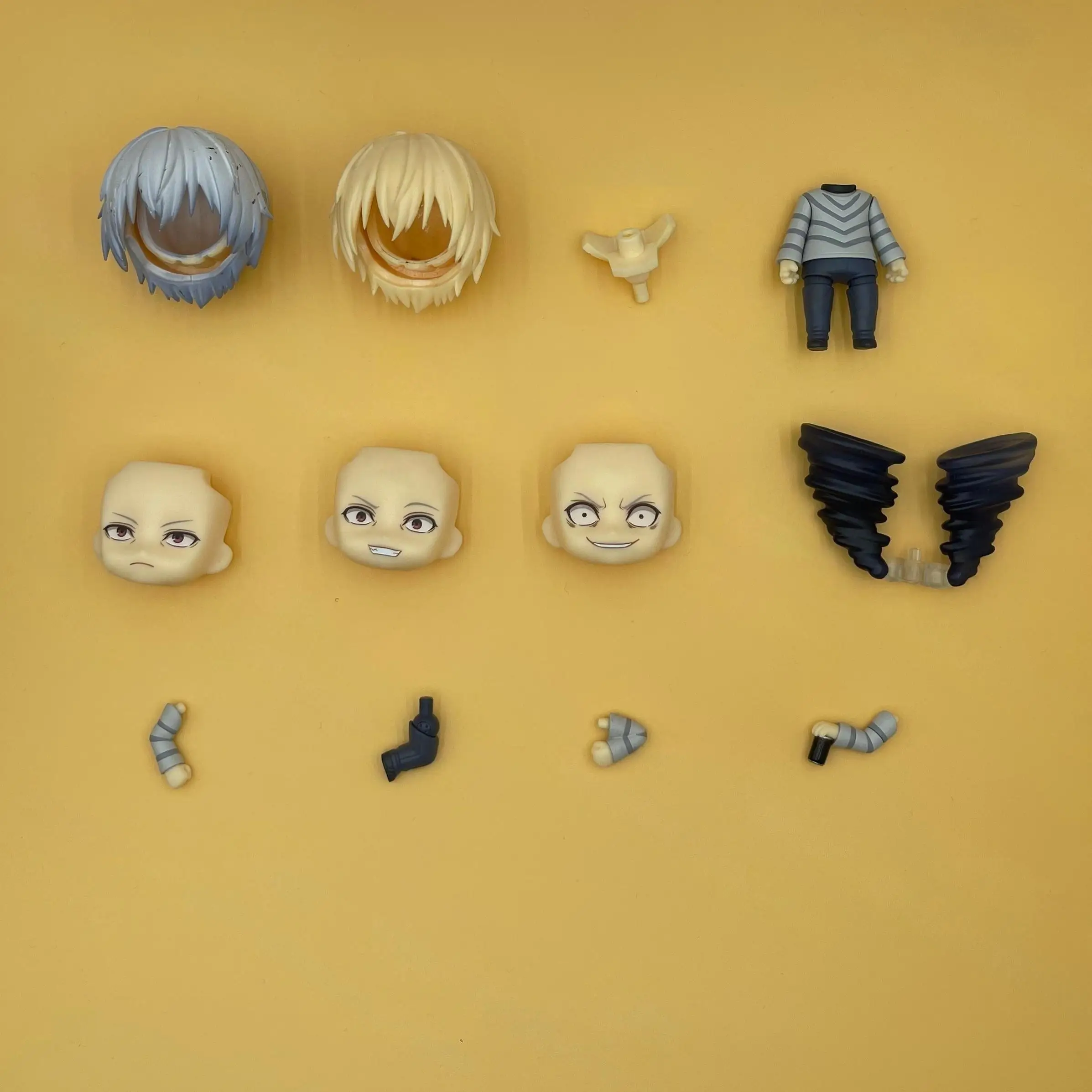 Yifangtongxing GSC كلاي مان وجه دمية شعر الوجه إكسسوارات دمي