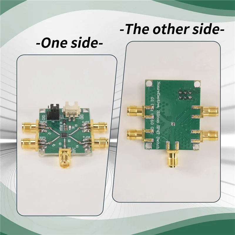 ABJI-2X HMC7992 0.1-6Ghz RF Switch Module Single Pole Four Throw Switch Non-Reflective