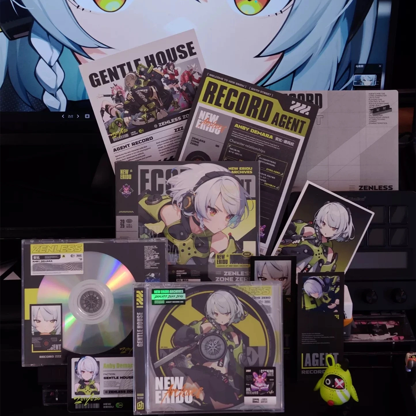 

Game Zenless Zone Zero Cunning Hares Nicole Demara Music CD Anby OST Album Music Record Cosplay Image DVD Soundtracks Box Gifts