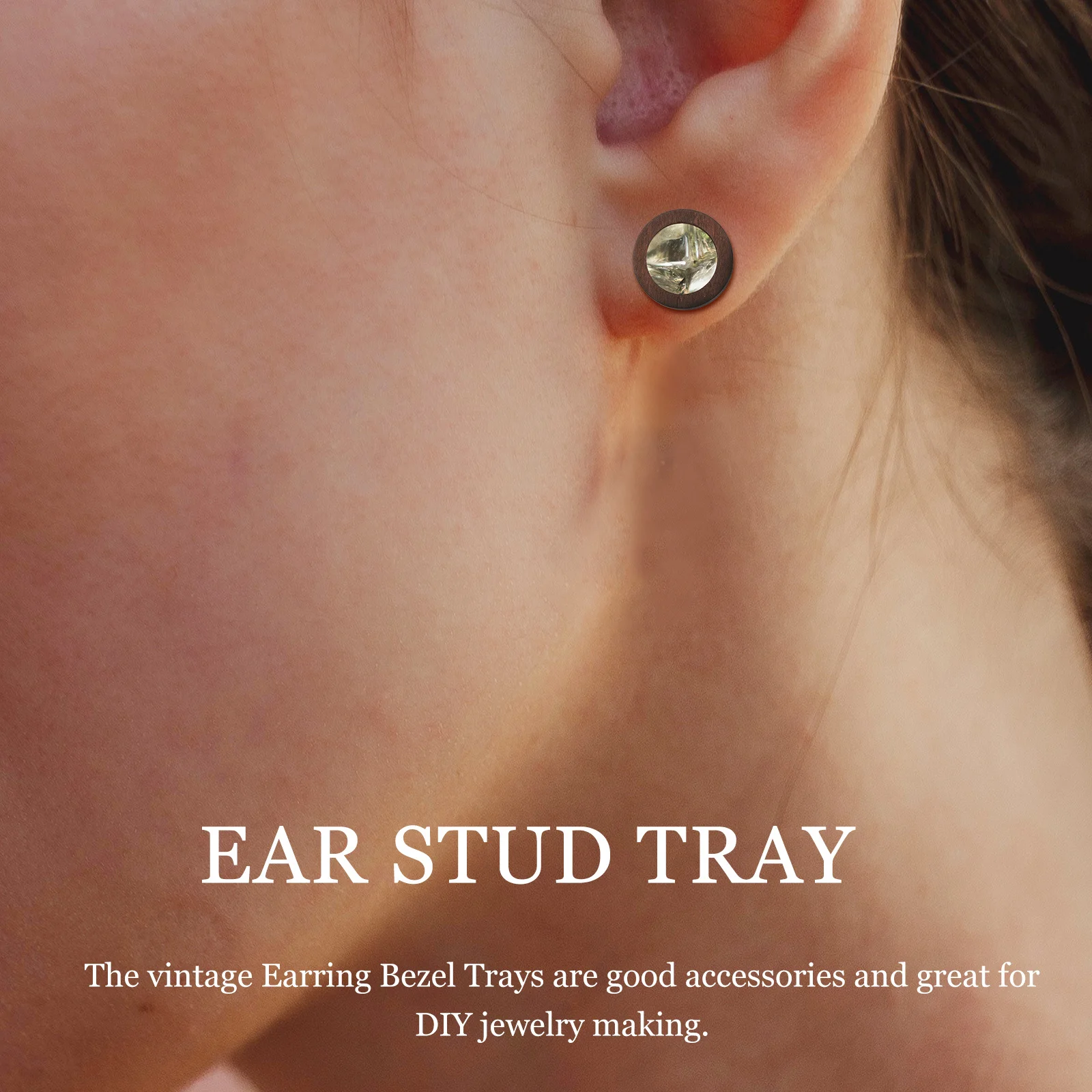 

30 шт., деревянные заготовки для основы для сережек, универсальные аксессуары для изготовления сережек «сделай сам», принадлежности для ювелирных изделий, поднос для ушей, деревянная основа, установка