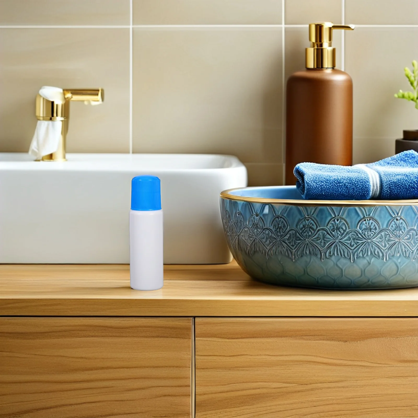 10Pcs Plastic Sponge Tip Applicator Bottles Refillable Liquid Dispensers for Essential Oils Lotion Medicine Travel