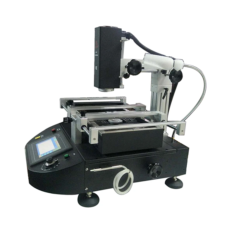 220V R5830C Touch Screen BGA Rework Station Hot Air 3 Zones Soldering Machine for Laptop Motherboard Chip Repair 4500W
