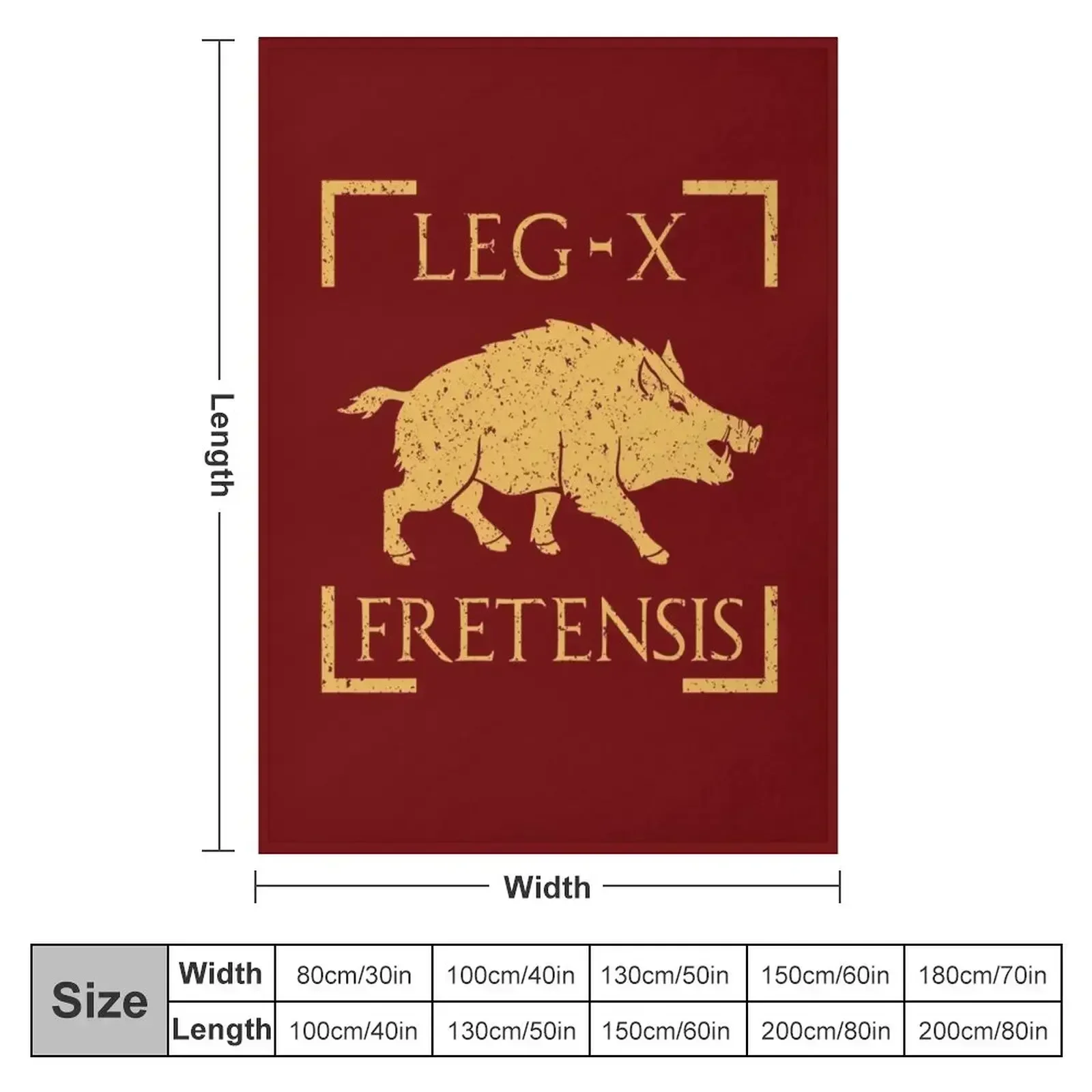 Legio X Fretensis Boar Emblem Roman Legion Throw Blanket Summer Furry Blankets For Baby For Decorative Sofa Blankets