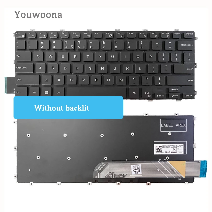 

New ORIGINAL Laptop Keyboard For DELL Latitude 3400 3310 3390 13-7386 7586 P92G P91G
