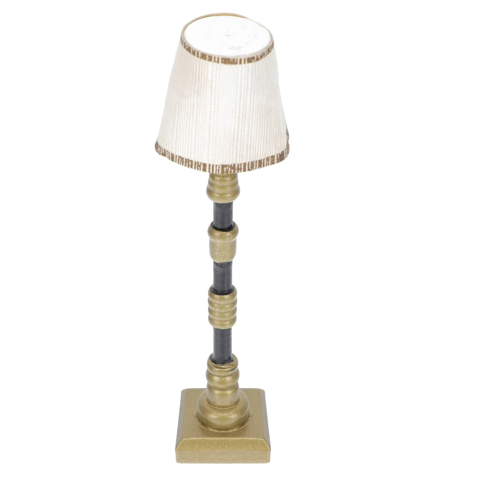 

1Pcs Exquisite Lamp Ornament Mini House Scene Decor Premium Material Delicate Light Decor Realistic Resin Lamp Ornament