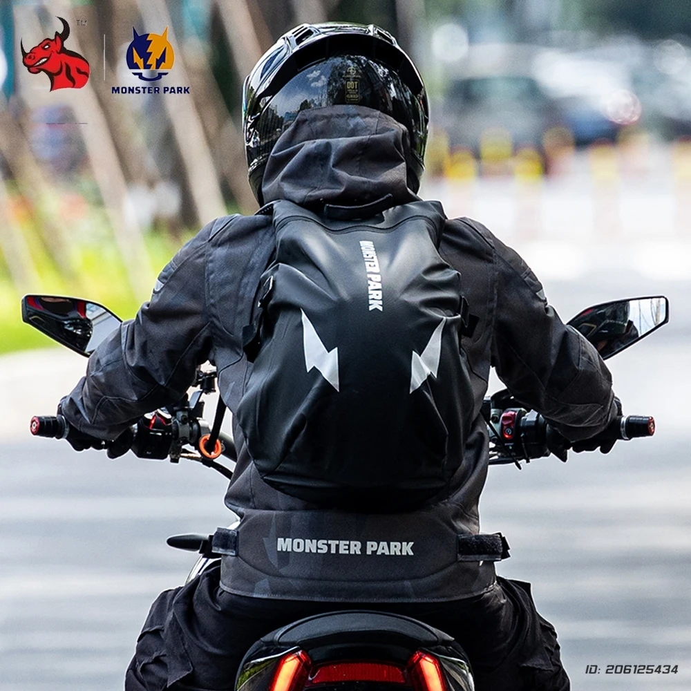 

New Universal Motorcycle Backpack Waterproof Cycling Bag Motocross Racing Helmet Backpack Portable Moto Bag Outdoor Hiking Bag