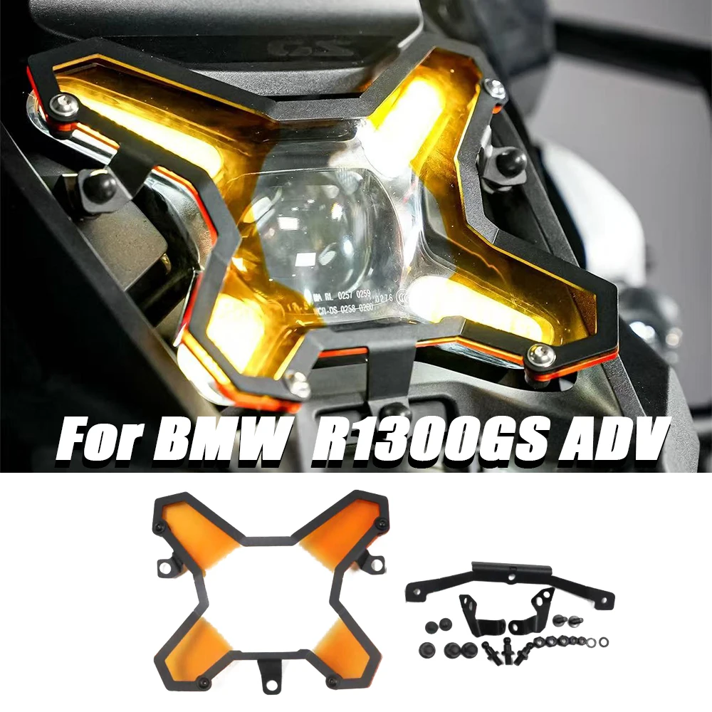 

For BMW R1300GS ADV Motorcycle Front Headlight Protector Guard R1300 GS Adventure Head Lights Grille Guard Cover R 1300 GSA