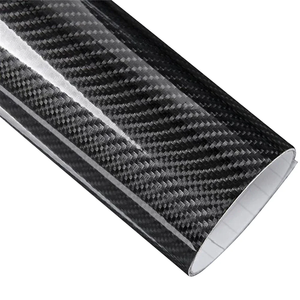 Auto Film Abdeckt 2D 3D 4D 5D 6D Glänzend Carbon Faser Verpackung Vinyl Film Auto Motorrad Wasserdichte PVC Folie Auto Zubehör
