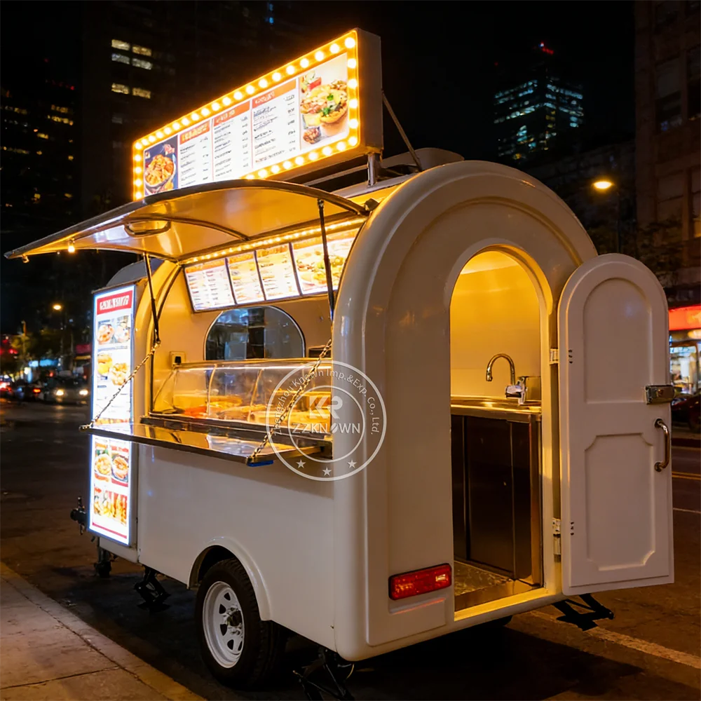 

Food Cart Coffee Catering Concession Fast Food Trailer Pizza Street Hot Dog Food Truck Trailer Fully Equipped