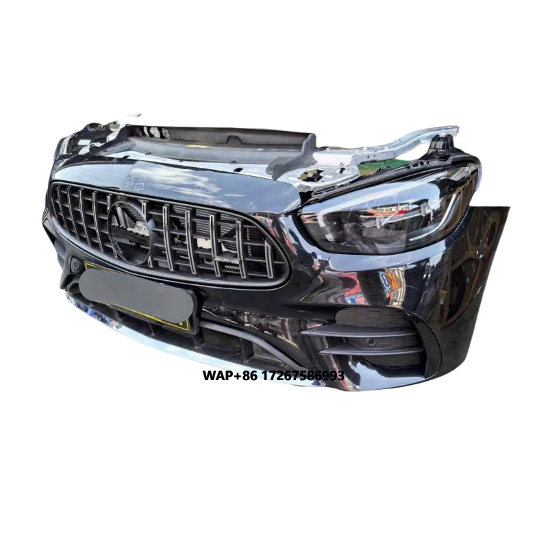 

2021-2023 E-Class 213 New Sports Car Bumpers Front Bumper Assembly Front Grille Assembly Electronic Water Tank Cooler Fan